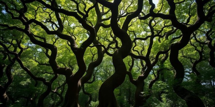 Dlaczego drzewa w niektórych lasach rosną spiralnie? Ciekawostki drzewa spiralne